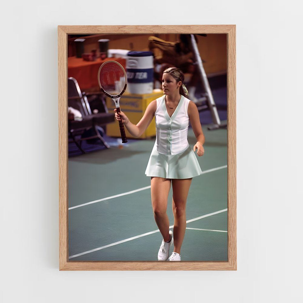 Poster Chris evert racket – affiche Tennis (vue 4)